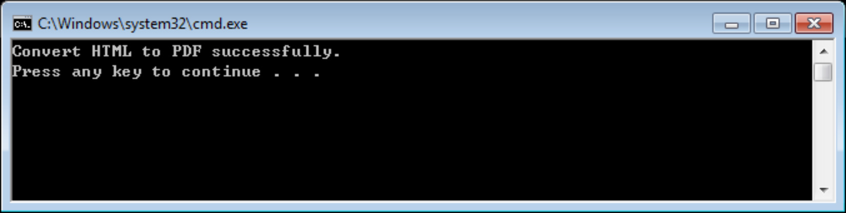 Run sample without parameters