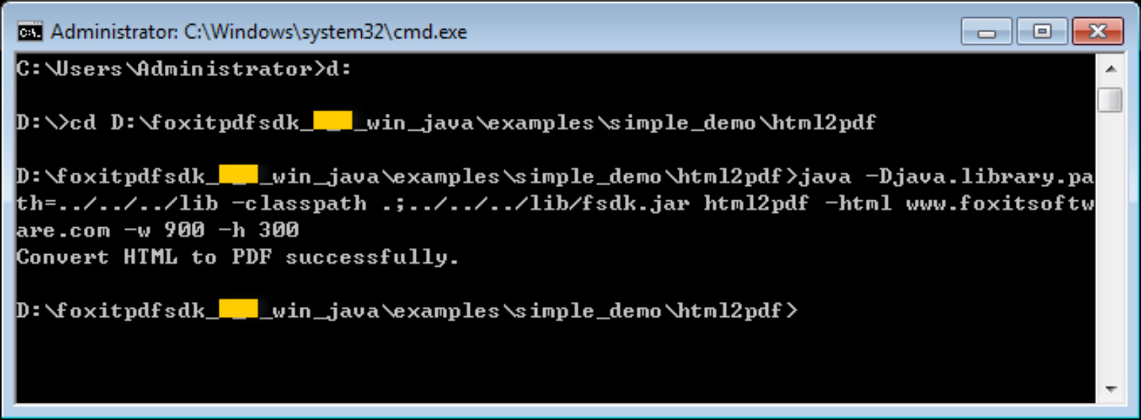 Run sample with parameters