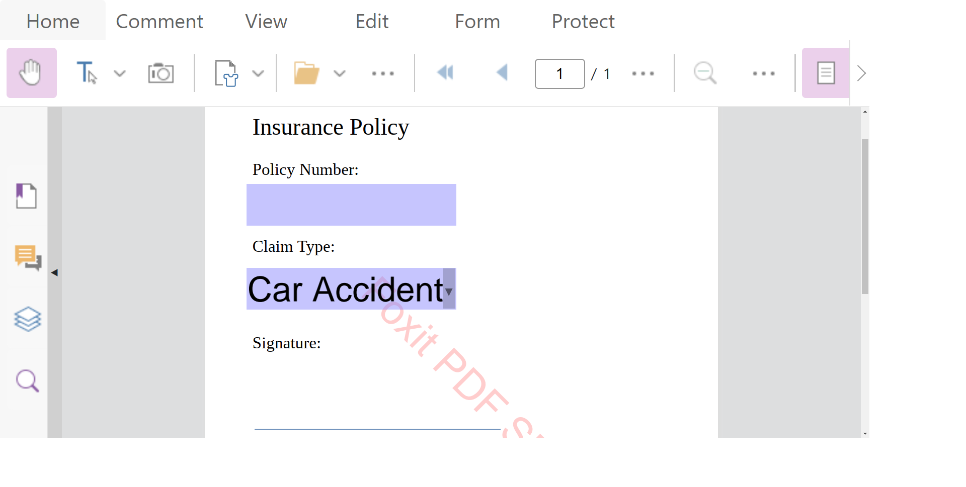 Let Your Clients Fill Insurance Claim Forms Online with the Foxit SDK ...